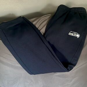 NFL Seattle Seahawks navy blue sweatpants for men